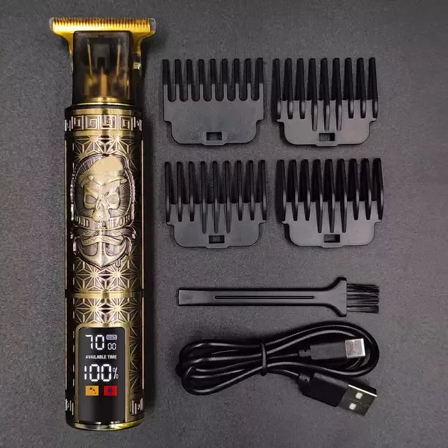NEW2023 Hair Clipper Close to 0mm hair Trimmer For Men Barber Tools LCD Display Cutting Machine Men's Shaver Rechargeable Co
NEW2023 Hair Clipper Close to 0mm hair Trimmer For Men Barber Tools LCD Display Cutting Machine Men's Shaver Rechargeable Co