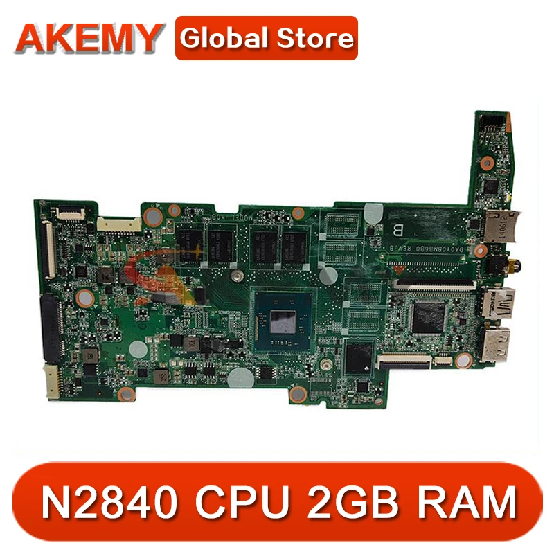 For HP Stream 13-c Series Laptop motherboard N2840 CPU 2GB RAM 792785-501 792785-001 DA0Y0BMB6C0 Mainboard
For HP Stream 13-c Series Laptop motherboard N2840 CPU 2GB RAM 792785-501 792785-001 DA0Y0BMB6C0 Mainboard