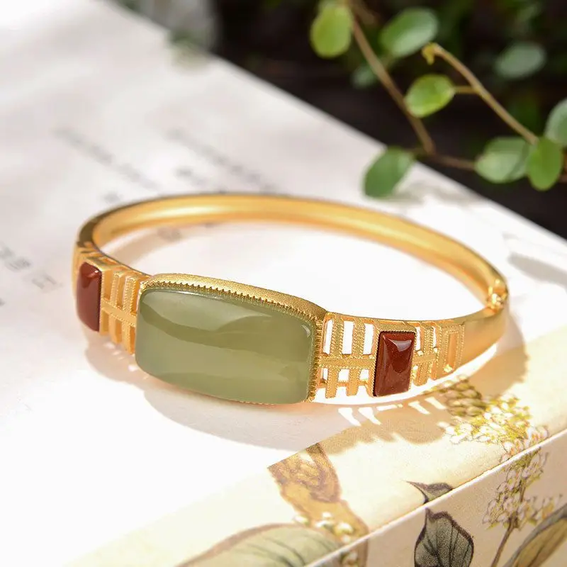 Natural S925 Sterling Silver Bracelet Women's Fashion Personality Retro with Opening Simple Bracelet
Natural S925 Sterling Silver Bracelet Women's Fashion Personality Retro with Opening Simple Bracelet