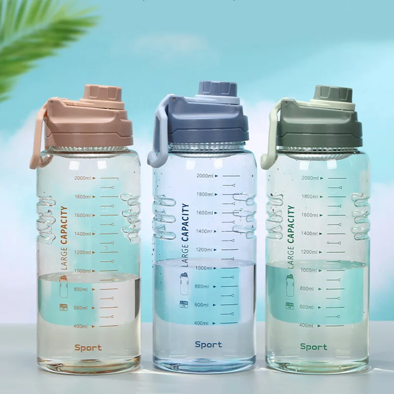 2.2L Sports Water Bottle with Filter Portable Large Capacity Water bottles Fitness Bike Cup Summer Cold Water Jug with Scale
2.2L Sports Water Bottle with Filter Portable Large Capacity Water bottles Fitness Bike Cup Summer Cold Water Jug with Scale