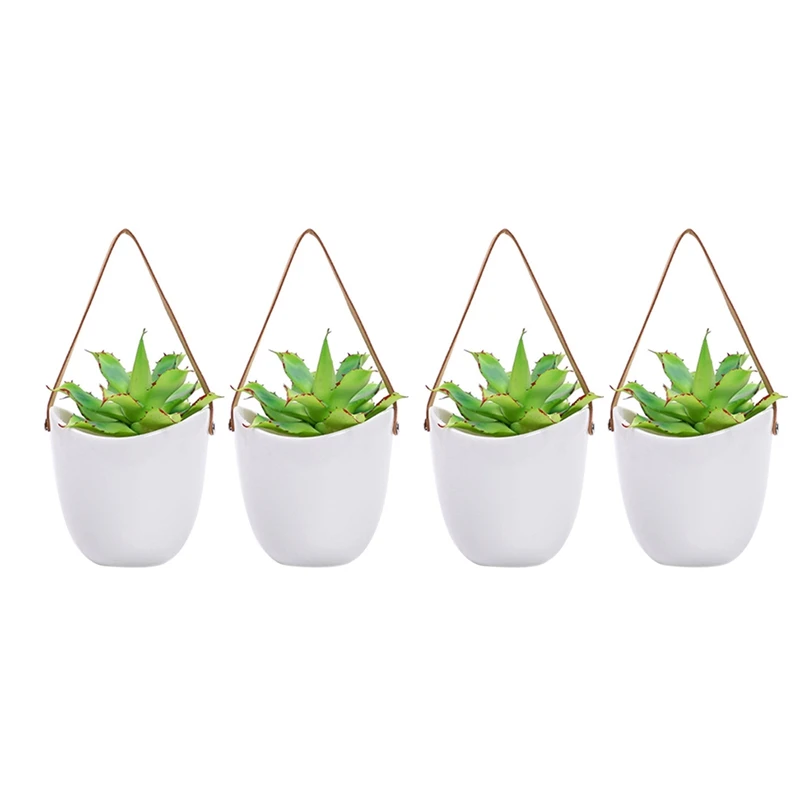 4PCS Wall Planters White Ceramic Plant Pot Set Large Indoor Outdoor Flower Pots Succulent Plant Vase Wall Decor
4PCS Wall Planters White Ceramic Plant Pot Set Large Indoor Outdoor Flower Pots Succulent Plant Vase Wall Decor