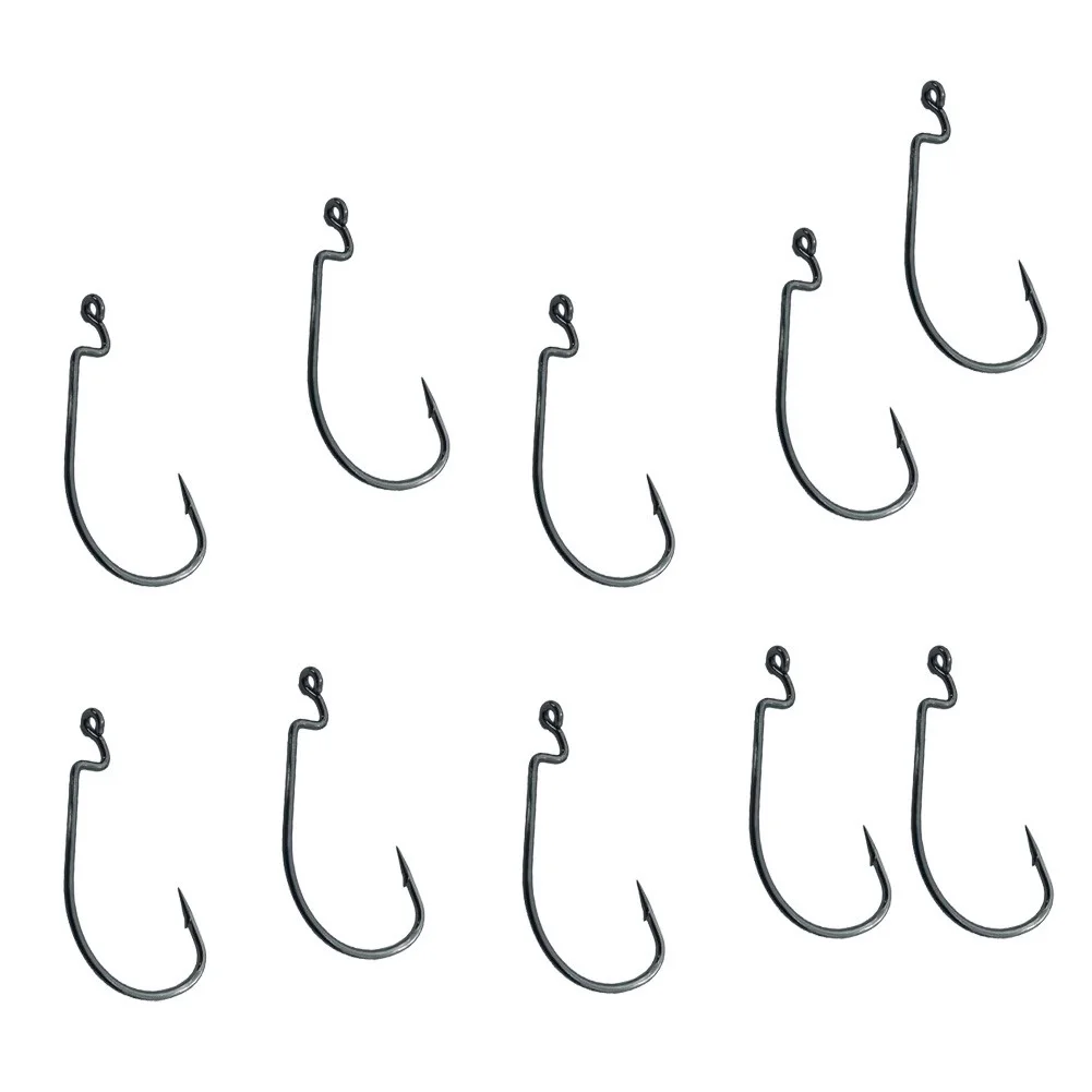 50pcs/Bag Wide Gap Soft Worm Hook Jig Fishing Crank Hooks Super Lock Fishhooks Fishing Tools Parts Accessories For Fishing
50pcs/Bag Wide Gap Soft Worm Hook Jig Fishing Crank Hooks Super Lock Fishhooks Fishing Tools Parts Accessories For Fishing