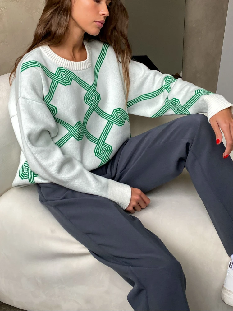 New Winter Women‘s Sweater Thick Warm Long Sleeve Top Loose O-Neck Pullovers Knitwear Oversized Jumper Sweaters for Women 2023
New Winter Women‘s Sweater Thick Warm Long Sleeve Top Loose O-Neck Pullovers Knitwear Oversized Jumper Sweaters for Women 2023