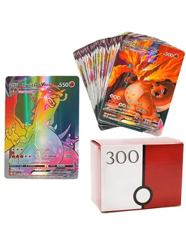 50-300 Stuks Pokemon Card Shining Takara Tomy Kaarten Game Tag Team Vmax Gx V Max Battle Carte Trading kinderen Speelgoed