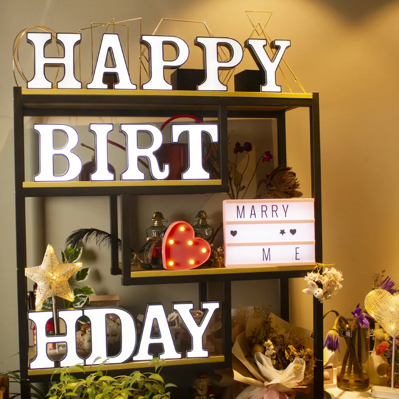 DIY 26 English Letter LED Night Light Creative LED Letter Lights Plastic English Letters Light Lamp Wedding Birthday Decorations
DIY 26 English Letter LED Night Light Creative LED Letter Lights Plastic English Letters Light Lamp Wedding Birthday Decorations
