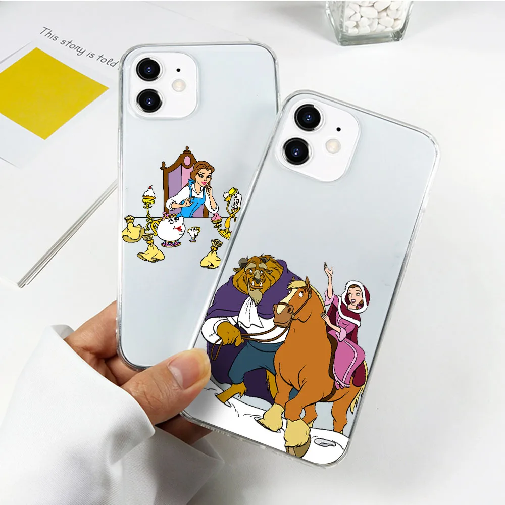 

A-4 Beauty and the Beast Cutout Soft Case for Samsung Note 10 Lite 9 8 A10 A10S A20 A20S A30 A30S A40S A50 A50S A70 Plus