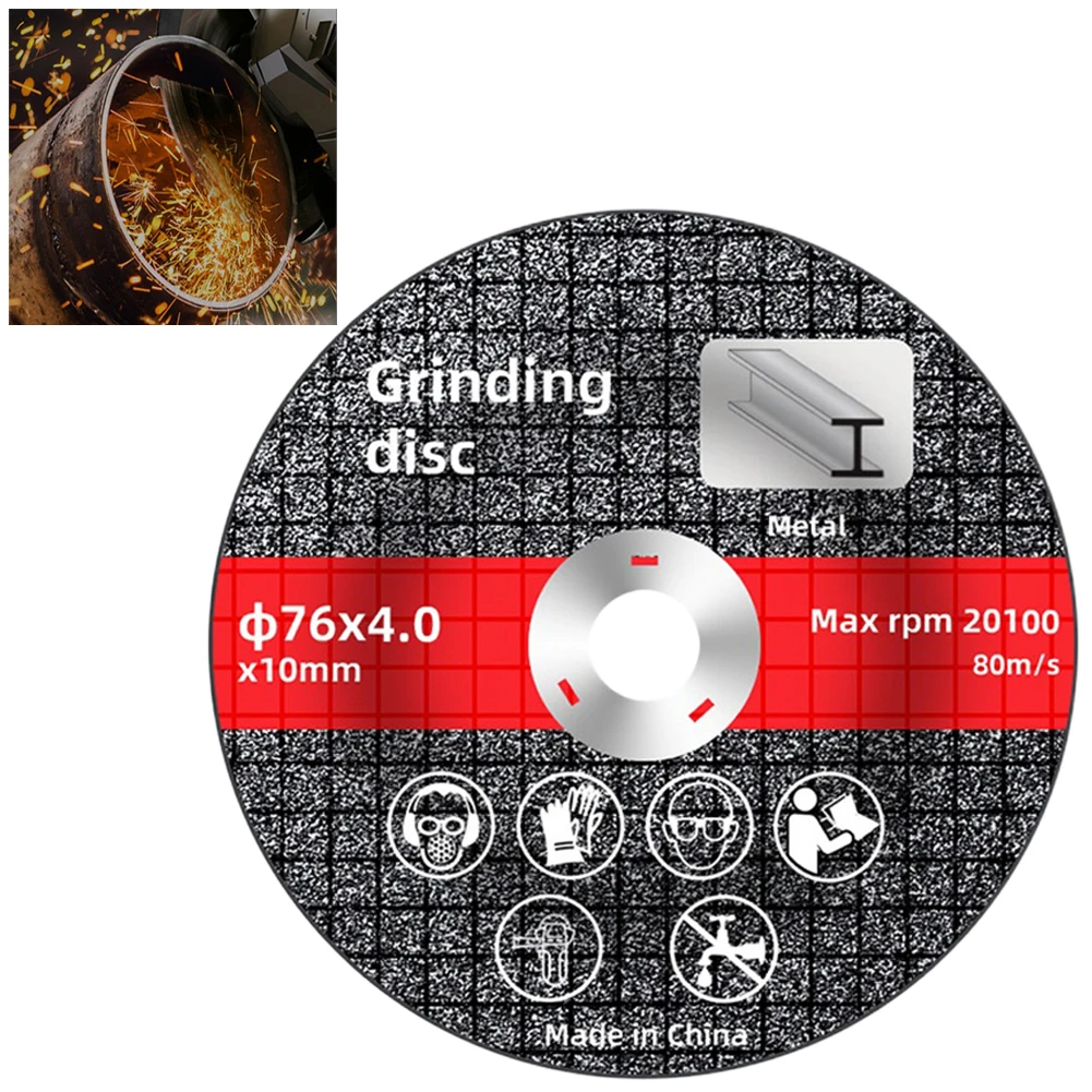 1pc 3inch Cutting Disc Circular Resin Grinding Wheel Saw Blade Angle Grinder Thickness 4.0mm For Angle Grinder Steel Cutting
1pc 3inch Cutting Disc Circular Resin Grinding Wheel Saw Blade Angle Grinder Thickness 4.0mm For Angle Grinder Steel Cutting