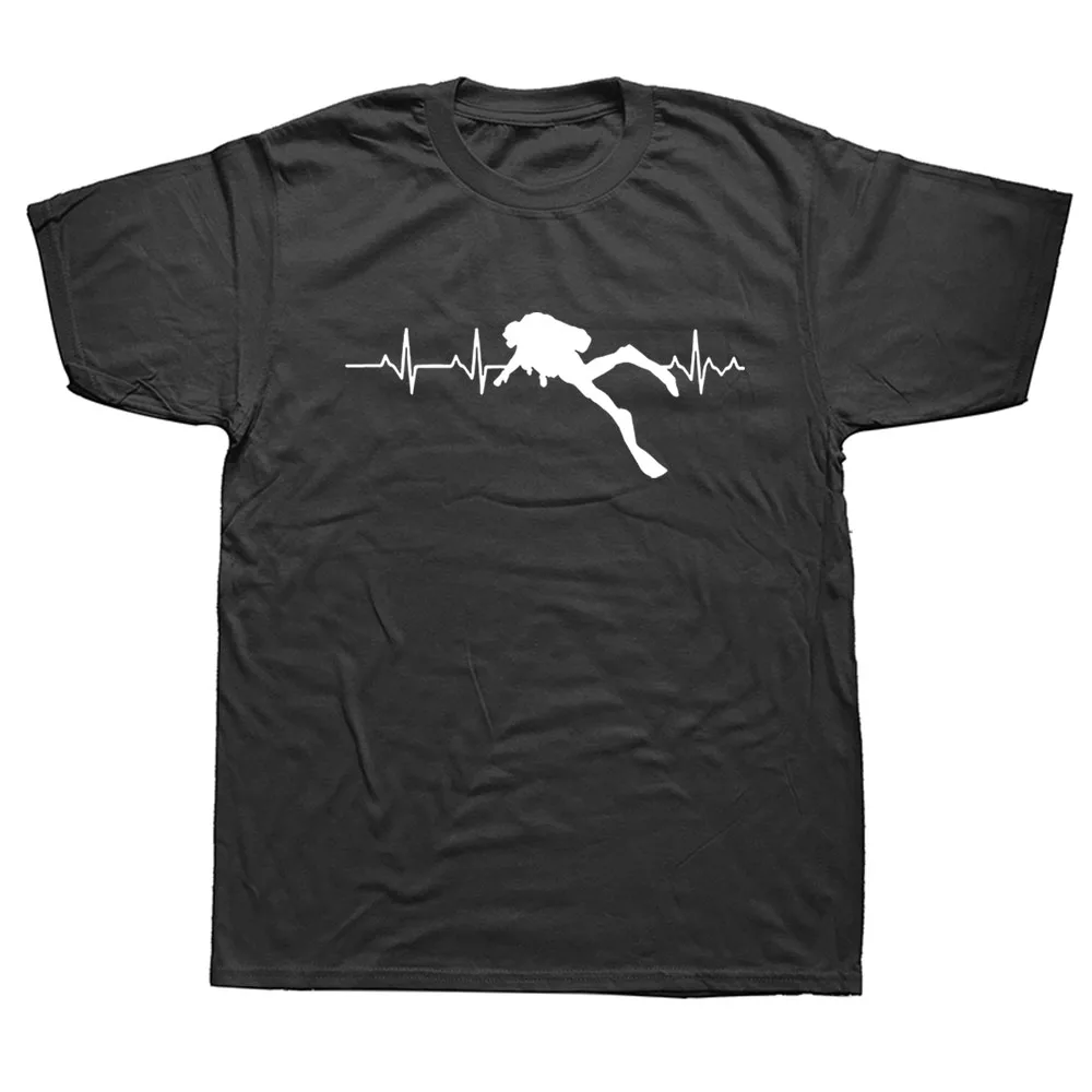 Funny Scuba Dive Heartbeat Gift T Shirts Graphic Cotton Streetwear Short Sleeve Christmas Scuba Diving T-shirt Mens Clothing
Funny Scuba Dive Heartbeat Gift T Shirts Graphic Cotton Streetwear Short Sleeve Christmas Scuba Diving T-shirt Mens Clothing