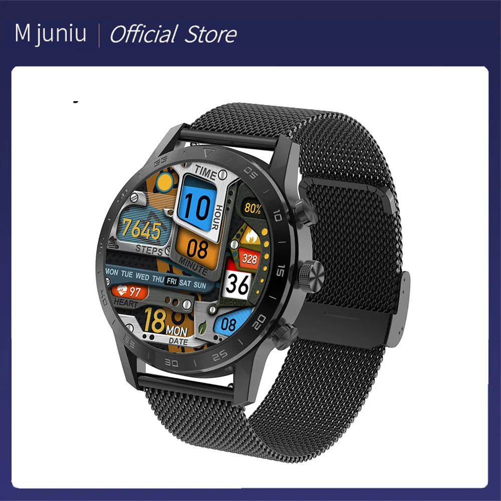 M juniu KK70 Smart Watch Men 454*454 Screen Phone Call Wireless Charer Rotary Button IP68 Waterproof Music Play ECG Smartwatch
M juniu KK70 Smart Watch Men 454*454 Screen Phone Call Wireless Charer Rotary Button IP68 Waterproof Music Play ECG Smartwatch
