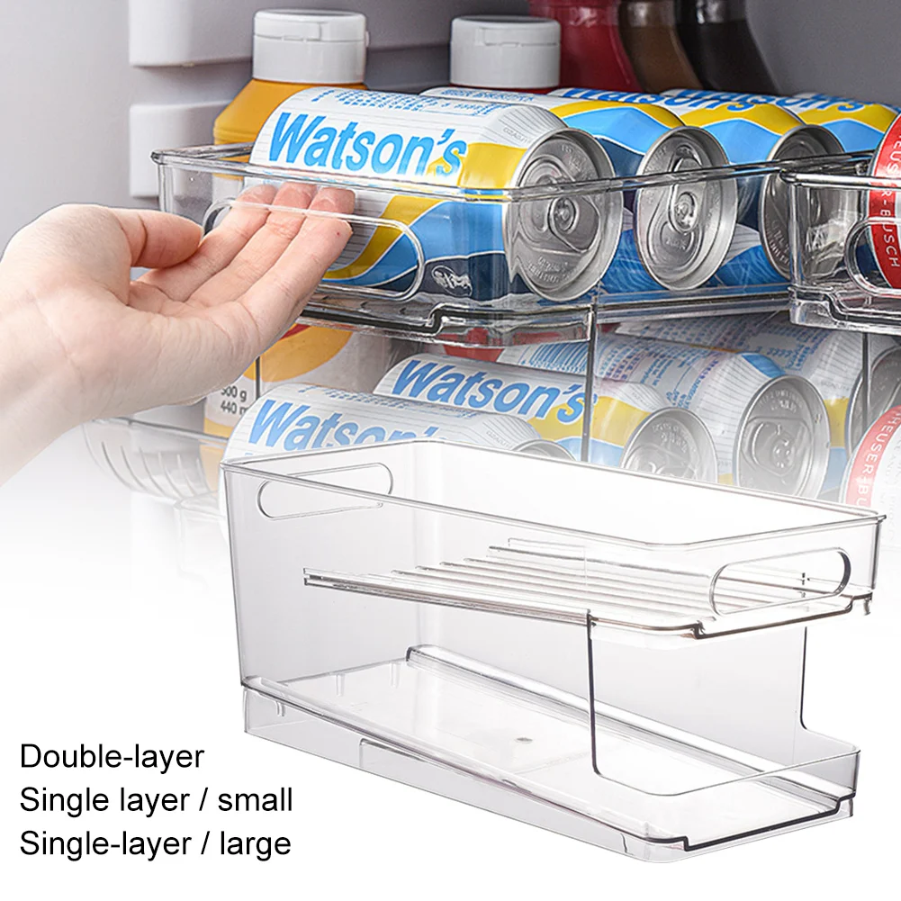 Double-Layer Refrigerator Beverage Cans Storage Box Beer Drinks Can Soda Bottle Fridge Jar Holder Kitchen Refrigerator Organizer
Double-Layer Refrigerator Beverage Cans Storage Box Beer Drinks Can Soda Bottle Fridge Jar Holder Kitchen Refrigerator Organizer