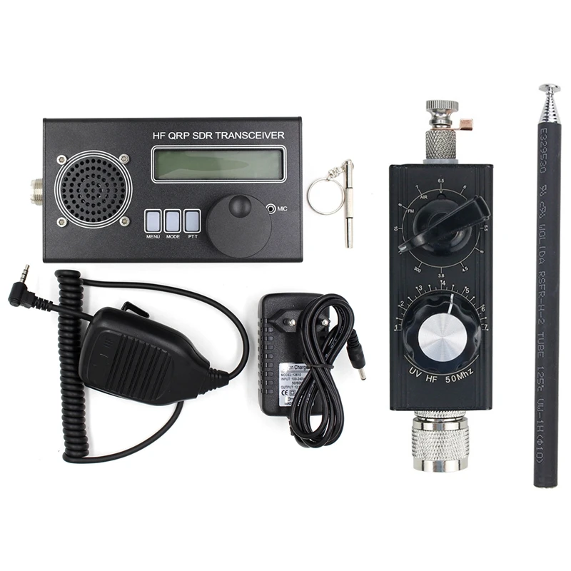 USDX QRP Shortwave Radio Transceiver+Mini-ANT 20W QRP Full Band HF Antenna Tuner 8 Band SSB/CW QRP Transceiver 
USDX QRP Shortwave Radio Transceiver+Mini-ANT 20W QRP Full Band HF Antenna Tuner 8 Band SSB/CW QRP Transceiver
