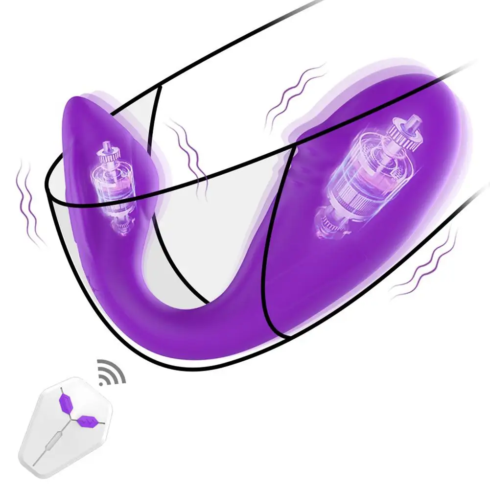 

Wireless U Shape Wearable Dildo G-spot Vibrator for Women Remote Control Vibrating Vaginal Clitoris Stimulator Intimate Goods