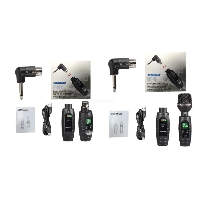 UHF Wired to Wireless Microphone Converter Transmitter Receiver UHF500-600HZK Frequency Response Rate 20Hz-20KHz Dropship
UHF Wired to Wireless Microphone Converter Transmitter Receiver UHF500-600HZK Frequency Response Rate 20Hz-20KHz Dropship