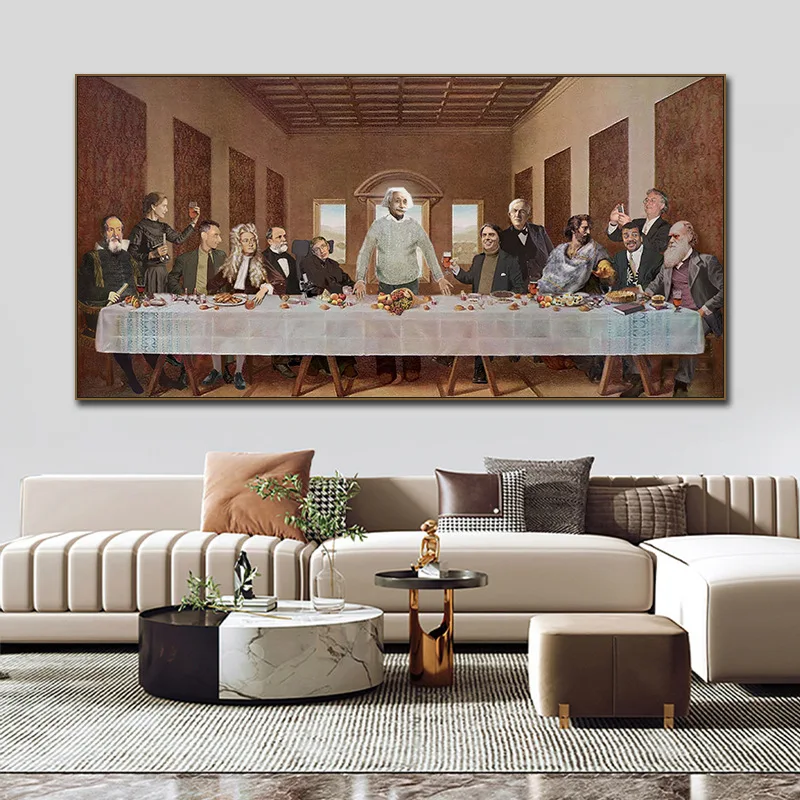 Last Supper Creative Canvas Painting Modern Home Decorative Paintings Wall Art Trend Poster Prints for Living Room Bedroom Decor 
Last Supper Creative Canvas Painting Modern Home Decorative Paintings Wall Art Trend Poster Prints for Living Room Bedroom Decor