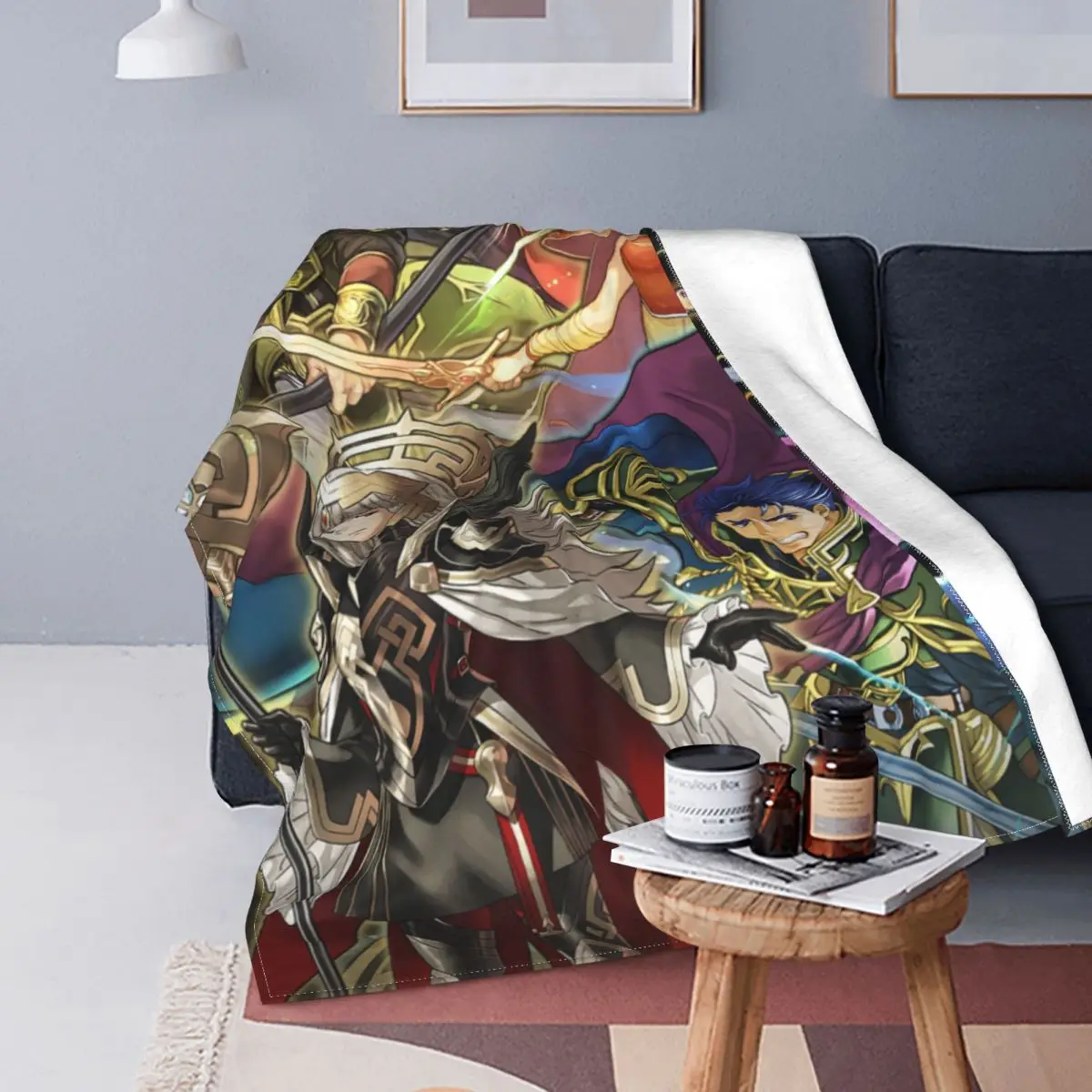 

Fire Emblem Blankets Fleece Summer Anime Paola Breathable Super Warm Throw Blanket for Bed Bedroom Bedspread