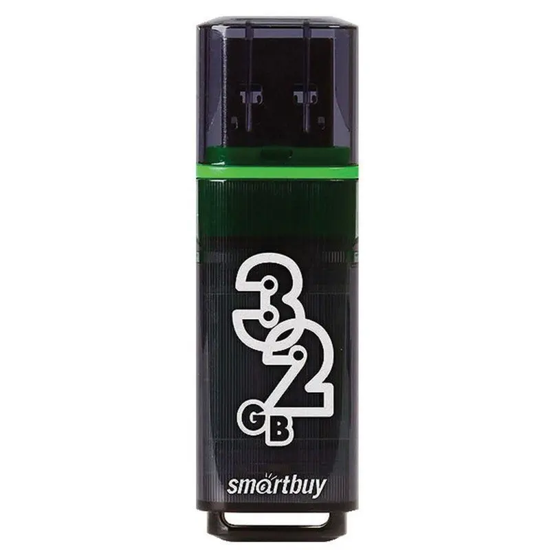 Флэш-диск 32 GB SMARTBUY Glossy USB 3.0 тёмно-серый SB32GBGS-DG | Электроника