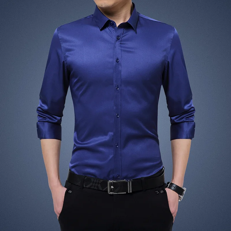 2022 Summer New Fashion Men Long-sleeved Shirts Slim Korean Version Youth Stretch Men Shirts All-match Boutique Clothing
2022 Summer New Fashion Men Long-sleeved Shirts Slim Korean Version Youth Stretch Men Shirts All-match Boutique Clothing