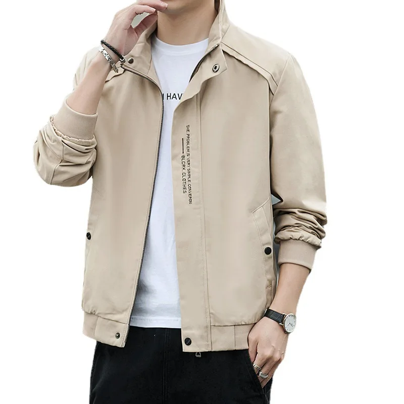 T2595 2023 Spring and Autumn New Baseball Coat Men's casual work clothes trend Men's cotton stand collar jacket
T2595 2023 Spring and Autumn New Baseball Coat Men's casual work clothes trend Men's cotton stand collar jacket