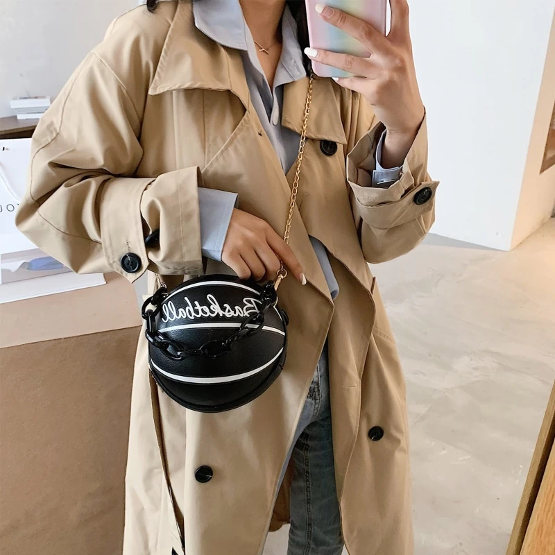 Fashion with The Same Personality Creative Small Round Bag Women's Bag 2022 New Basketball Bag Shoulder Messenger Ins Chain Bag
Fashion with The Same Personality Creative Small Round Bag Women's Bag 2022 New Basketball Bag Shoulder Messenger Ins Chain Bag