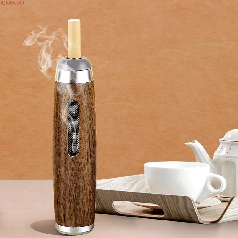 1set Mini Car Ashtray Anti Soot-flying Cigarette Cover Walnut Wood Cigarette Holder Ash Organizer for 5.2/6.8/7.8mm Cigarettes
1set Mini Car Ashtray Anti Soot-flying Cigarette Cover Walnut Wood Cigarette Holder Ash Organizer for 5.2/6.8/7.8mm Cigarettes