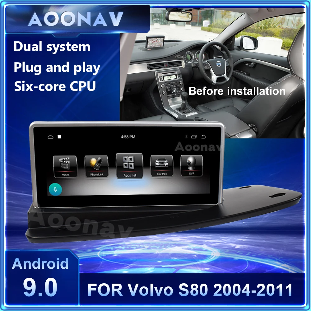 Автомагнитола на Android для volvo S80 2004-2011, автомобильный мультимедийный плеер с GPS-Навигатором и поддержкой carplay, android, авто, Netflix, YouTube
Автомагнитола на Android для volvo S80 2004-2011, автомобильный мультимедийный плеер с GPS-Навигатором и поддержкой carplay, android, авто, Netflix, YouTube