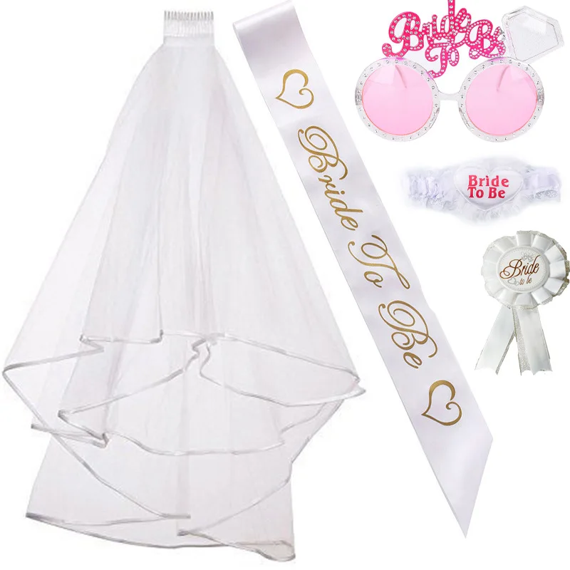 Wedding Decoration Bridal Shower Wedding Veil Team Bride To Be Satin Sash Bachelorette Party Girl Hen Party Decorations Supplies
Wedding Decoration Bridal Shower Wedding Veil Team Bride To Be Satin Sash Bachelorette Party Girl Hen Party Decorations Supplies
