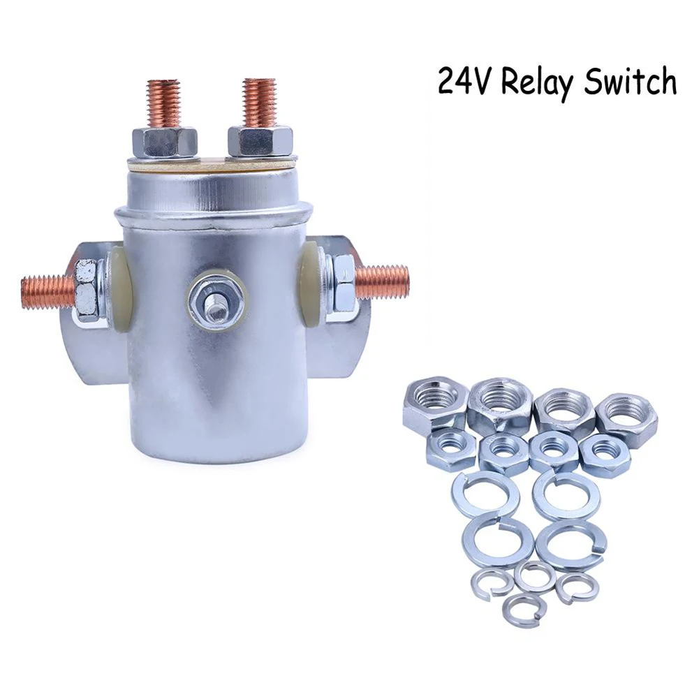 Electromagnetic Relay Switch For Automatic Crane Boom Winch Continuous Duty 12V Copper Contact Terminals Circuit Breaker Switch
Electromagnetic Relay Switch For Automatic Crane Boom Winch Continuous Duty 12V Copper Contact Terminals Circuit Breaker Switch