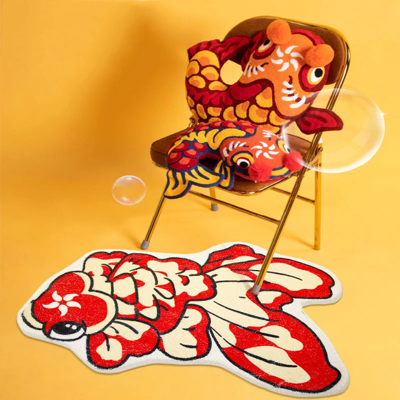 Creative Red Carp Floor Mat Bathroom Non-slip Absorbent Door Mat Cartoon Carp Rug Carpet Kitchen Bedroom Home Entry Door Mat
Creative Red Carp Floor Mat Bathroom Non-slip Absorbent Door Mat Cartoon Carp Rug Carpet Kitchen Bedroom Home Entry Door Mat