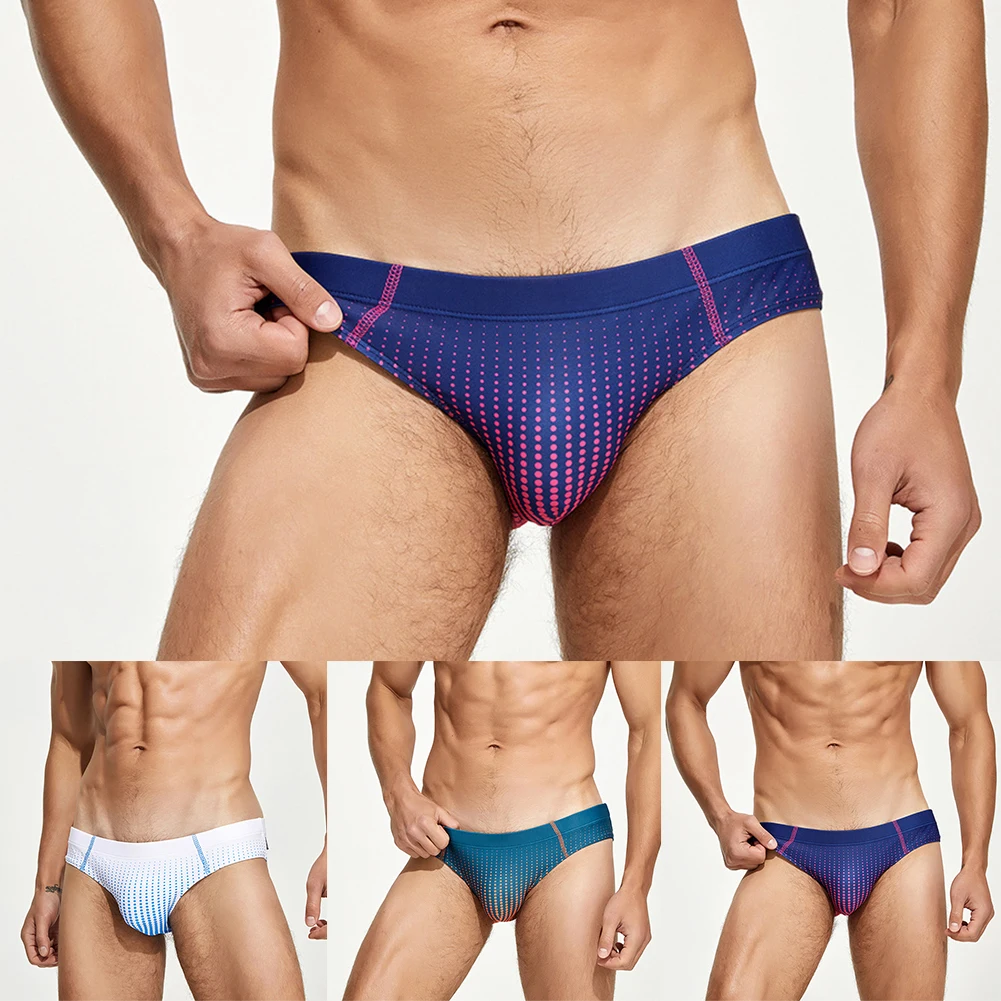 Summer Sexy Mens Swimming Briefs Swimsuit Comfortable Swim Trunks Swimwear Big Pouch-Cup Low Waist Underwear Breathable Bikinis
Summer Sexy Mens Swimming Briefs Swimsuit Comfortable Swim Trunks Swimwear Big Pouch-Cup Low Waist Underwear Breathable Bikinis