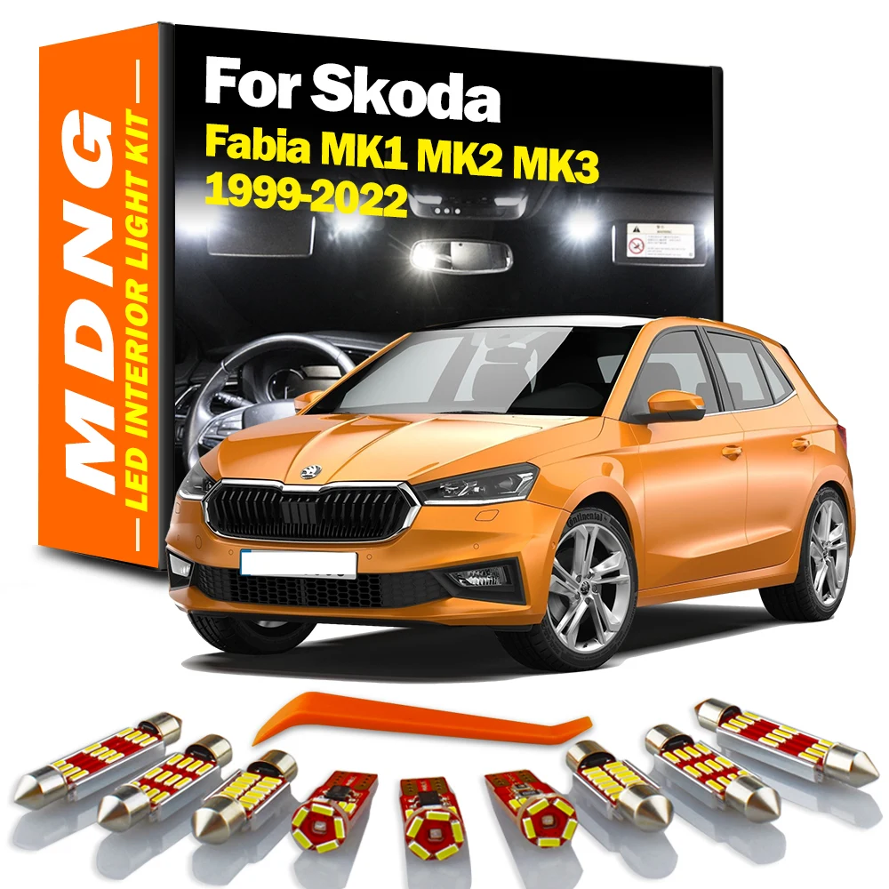 MDNG для Skoda Fabia MK1 MK2 MK3 1999-2015 2016 2017 2022 автомобильные светодиодсветодиодный лампы для салона автомобиля Купол светильник комплект Автомобильны...
MDNG для Skoda Fabia MK1 MK2 MK3 1999-2015 2016 2017 2022 автомобильные светодиодсветодиодный лампы для салона автомобиля Купол светильник комплект Автомобильны...