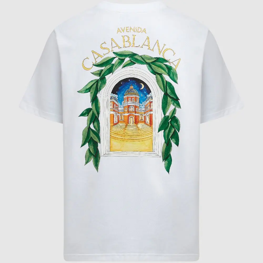 New Summer Casablanca Star Castle Unisex loose Everything Short sleeve Tide brand T-shirt 
New Summer Casablanca Star Castle Unisex loose Everything Short sleeve Tide brand T-shirt