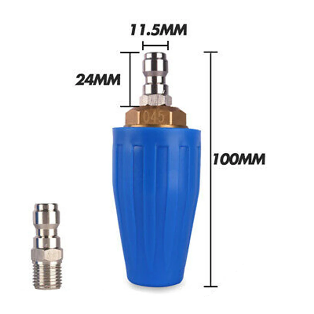 Nozzle Turbo Head 4000PSI High Pressure Cleaner360 Rotating 1/4inch Quick Connect Plug Garden High-pressure Washer Nozzle Tool
Nozzle Turbo Head 4000PSI High Pressure Cleaner360 Rotating 1/4inch Quick Connect Plug Garden High-pressure Washer Nozzle Tool