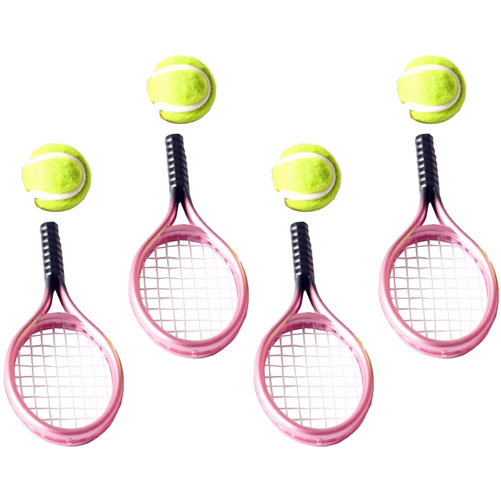 4 Sets Tennis Racket Photography Props Tool Model Kids Miniature Plastic Minihouse Children
4 Sets Tennis Racket Photography Props Tool Model Kids Miniature Plastic Minihouse Children