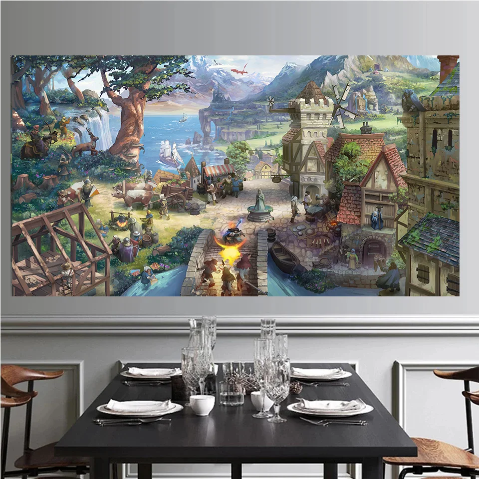 Landscape 5D Daimond Painting kits Fantasy River Village Art full square&round Mosaic Diamond embroidery home decor large size
Landscape 5D Daimond Painting kits Fantasy River Village Art full square&round Mosaic Diamond embroidery home decor large size