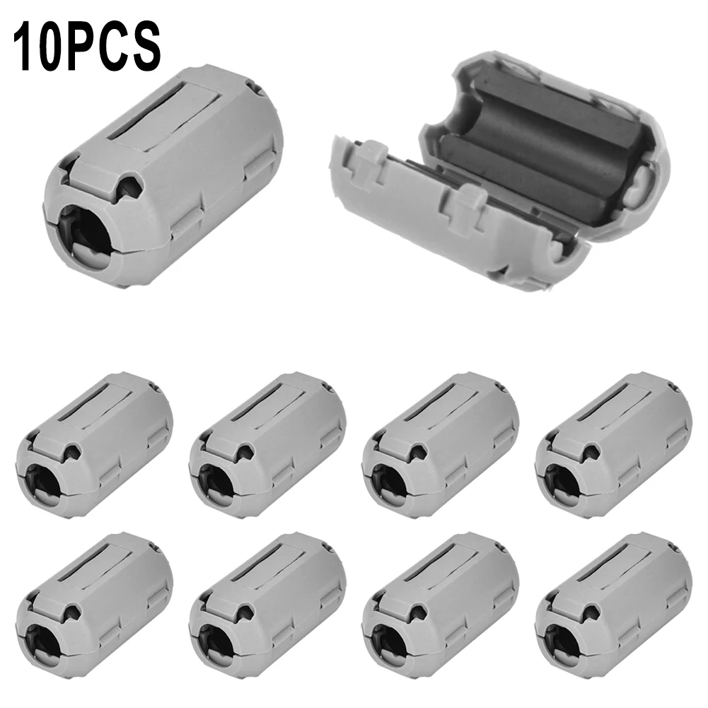 10PCS Cable Clip On Clamp RFI EMI Noise Core Filters Ferrite Core For 5mm Cable Connector Filters Holder
10PCS Cable Clip On Clamp RFI EMI Noise Core Filters Ferrite Core For 5mm Cable Connector Filters Holder