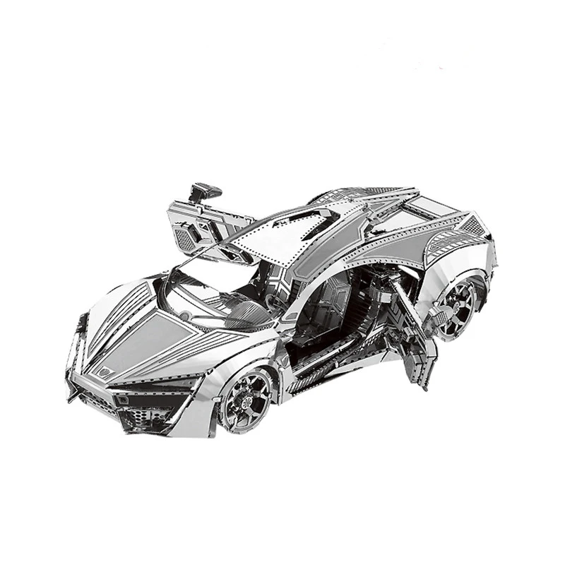 

Модель 3D пазл металлическая модель комплект Hypersport гоночный автомобиль Сборная модель DIY 3D вырезанная модель пазл игрушки для взрослых