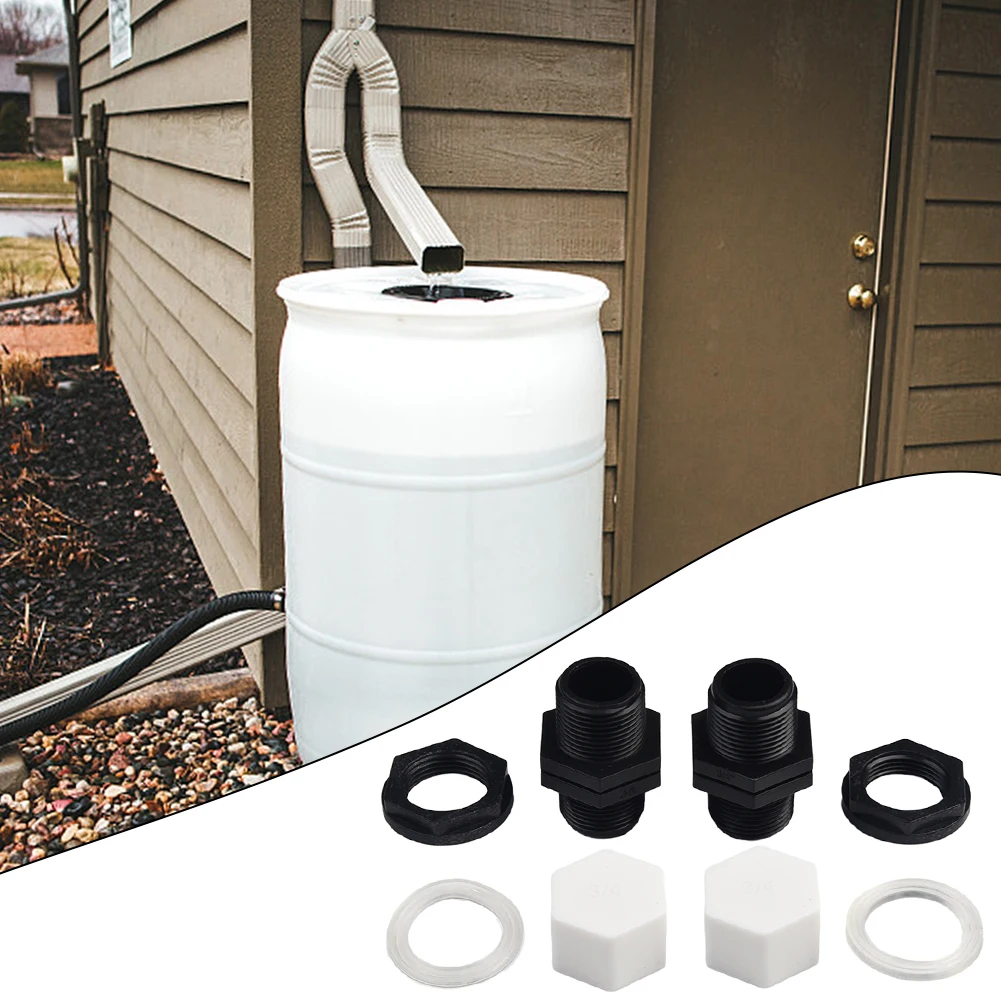 Screw Connections Easy to install 3/4 Inch Rain Barrel Connector External Thread Reliable Tank Screw Connection 2 Pieces
Screw Connections Easy to install 3/4 Inch Rain Barrel Connector External Thread Reliable Tank Screw Connection 2 Pieces