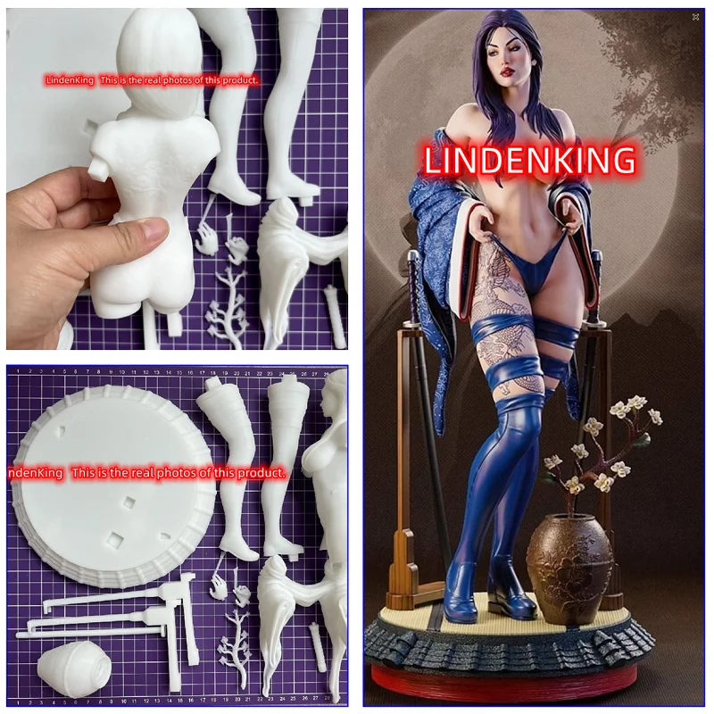 

LindenKing 1/6 масштаб 1/8 масштаб 3D смолы гаражные наборы Модель GK Неокрашенная белая пленка коллекция для модельников A365