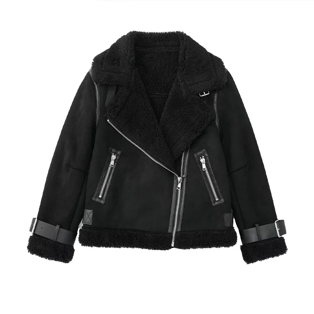 BER&OYS&ZA Winter 2022 new women's vintage lapel trip strap stitching double-sided jacket handsome versatile jacket
BER&OYS&ZA Winter 2022 new women's vintage lapel trip strap stitching double-sided jacket handsome versatile jacket