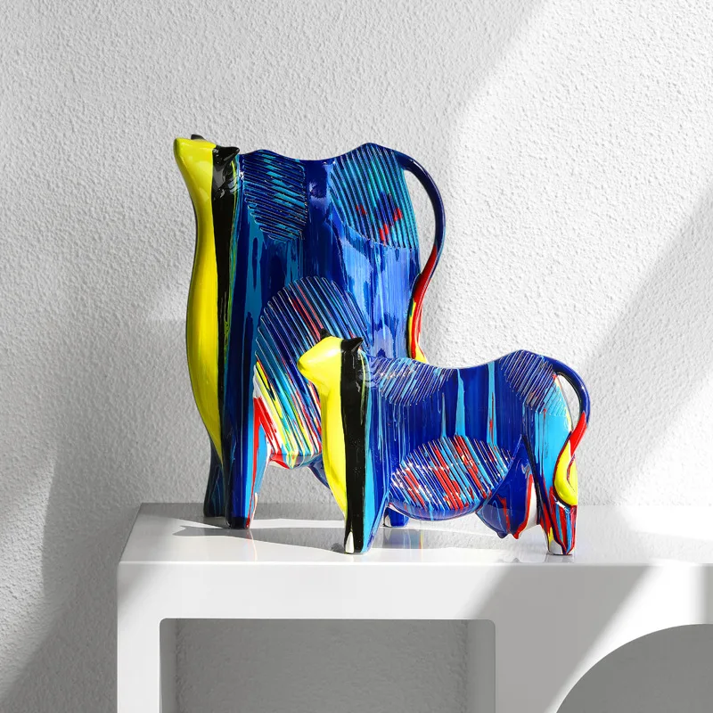 Creative Nordic Art Abstract Cow Ornaments Animal Crafts Living Room TV Cabinet Hallway Desktop Home Decorations
Creative Nordic Art Abstract Cow Ornaments Animal Crafts Living Room TV Cabinet Hallway Desktop Home Decorations
