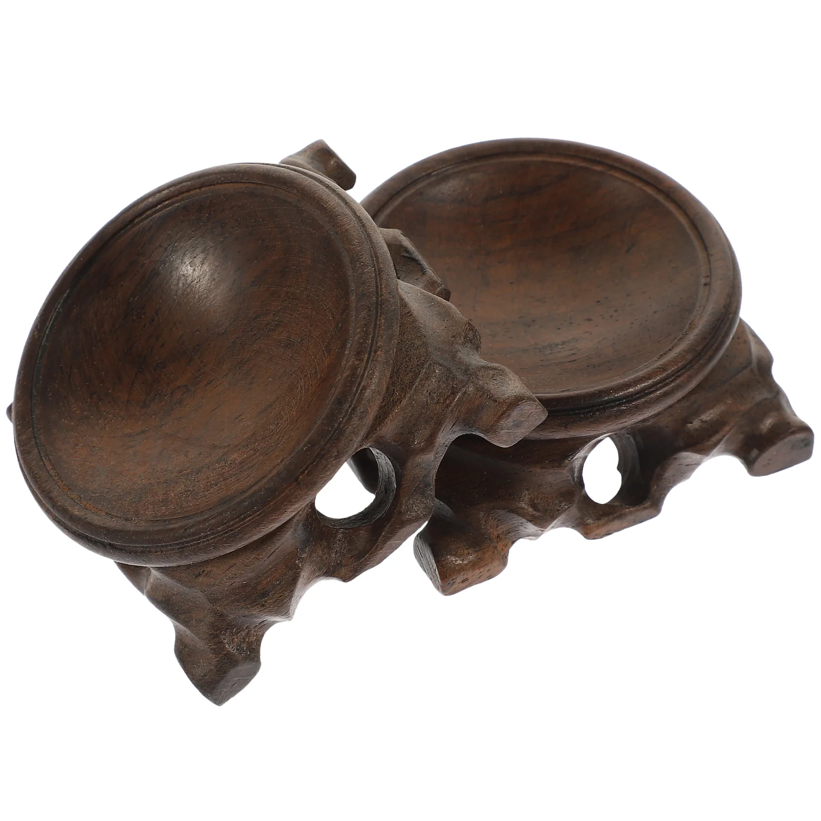 2pcs Natural Sturdy Reusable Delicate Wooden Crystal Display Base Sphere Stand Carving Wood Holder Wooden Base for Storage
2pcs Natural Sturdy Reusable Delicate Wooden Crystal Display Base Sphere Stand Carving Wood Holder Wooden Base for Storage