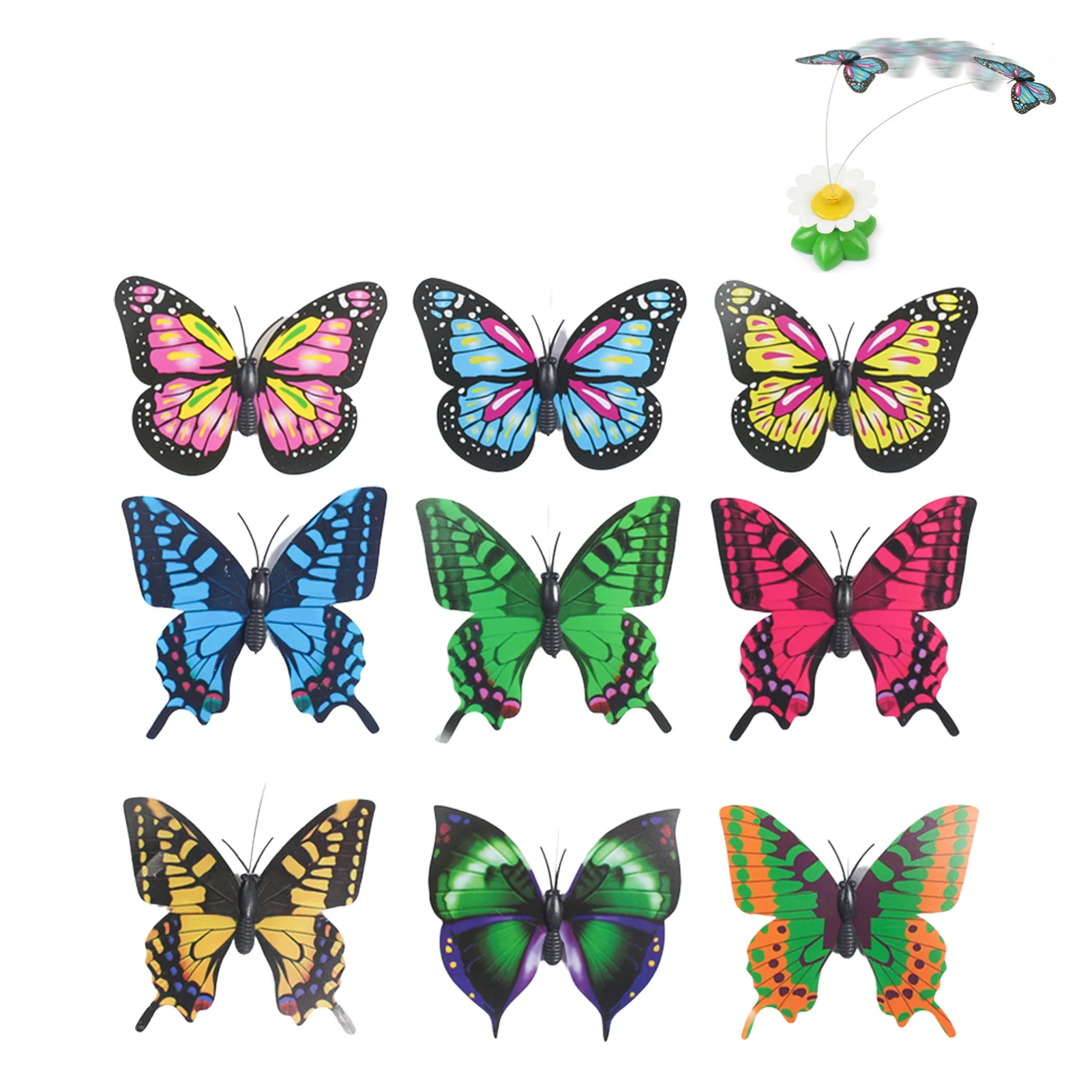 Flutter Butterfly Cat Wand Toy Flutter Butterfly Automatic Rotating Electric Toy For Cats Kittens Toys For Exercising Teasing
Flutter Butterfly Cat Wand Toy Flutter Butterfly Automatic Rotating Electric Toy For Cats Kittens Toys For Exercising Teasing