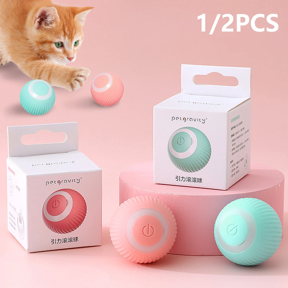 Smart Electric Cat Ball Toys Automatic Rolling Cat Toys Training Self-moving Kitten Toys for Indoor Interactive Playing Toys
Smart Electric Cat Ball Toys Automatic Rolling Cat Toys Training Self-moving Kitten Toys for Indoor Interactive Playing Toys