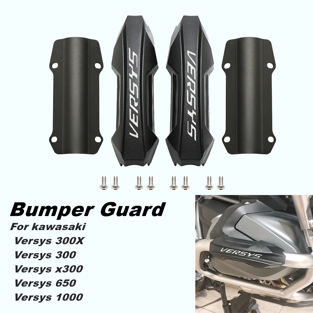 Motorcycle Engine Guard Bumper Protection Decorative Block Crash Bar For Kawasaki Versys 650 1000 X300 2008 - 2019 2020 2021
Motorcycle Engine Guard Bumper Protection Decorative Block Crash Bar For Kawasaki Versys 650 1000 X300 2008 - 2019 2020 2021