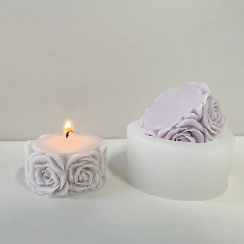 

3D Reusable Carnation Silicone Mold Chocolate Fondant Decoration,Polymer Clay,Soap,Candle,Jewelry,Cookies Baking Pans Cake DIY