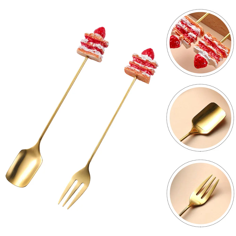 Stainless Steel Spoon Fork Golden Tea Dessert Metal Eating Cutlery Set Mixing Stirring Spoons
Stainless Steel Spoon Fork Golden Tea Dessert Metal Eating Cutlery Set Mixing Stirring Spoons