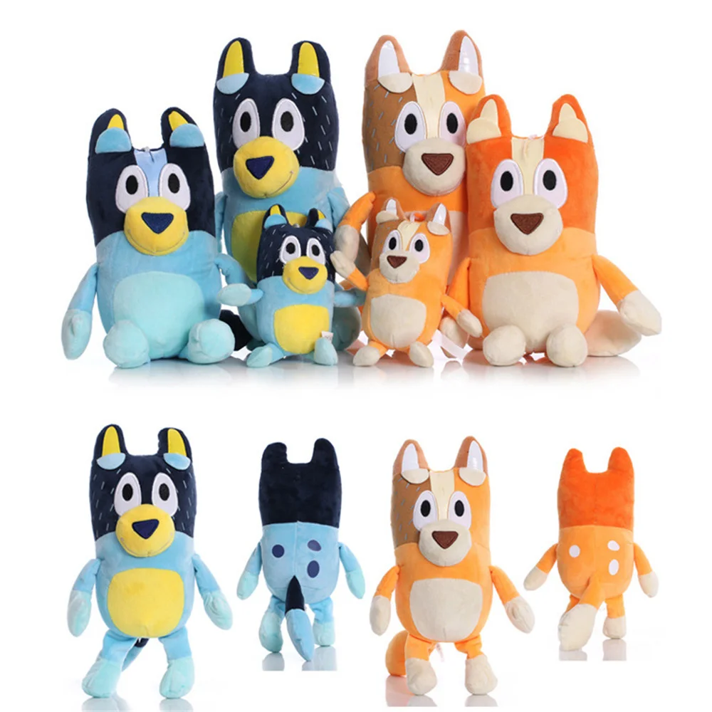 

Плюшевая игрушка Blueyed Dog для всей семьи, аниме мультяшная собака, плюшевый подарок для детей на день рождения, кукла для сна