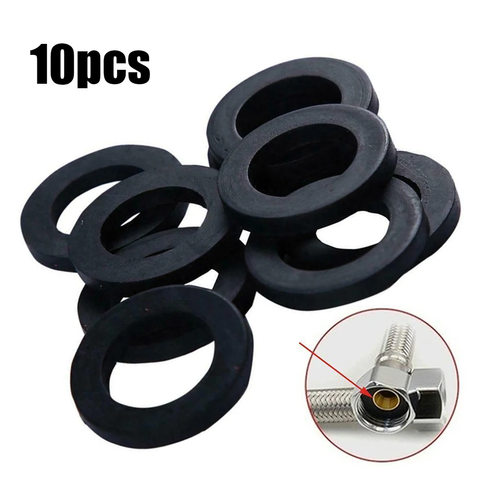 Gasket Rubber Washers Leak-proof Replacement Shower Shower Pipe Washers Rubber Ring 10pcs Bathroom Black Dripping
Gasket Rubber Washers Leak-proof Replacement Shower Shower Pipe Washers Rubber Ring 10pcs Bathroom Black Dripping