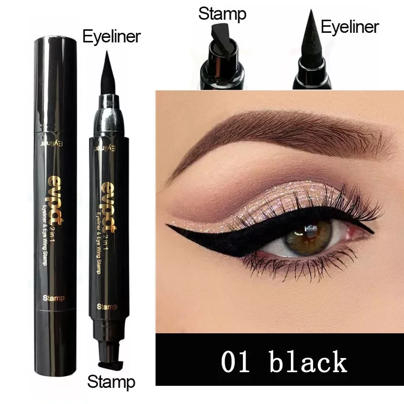 1 pcs Colorful Double-Headed Seal Black Eyeliner Triangle Seal Eyeliner 2-in-1 Waterproof Eyes Make Kit Wholesale Hot TSLM1
1 pcs Colorful Double-Headed Seal Black Eyeliner Triangle Seal Eyeliner 2-in-1 Waterproof Eyes Make Kit Wholesale Hot TSLM1