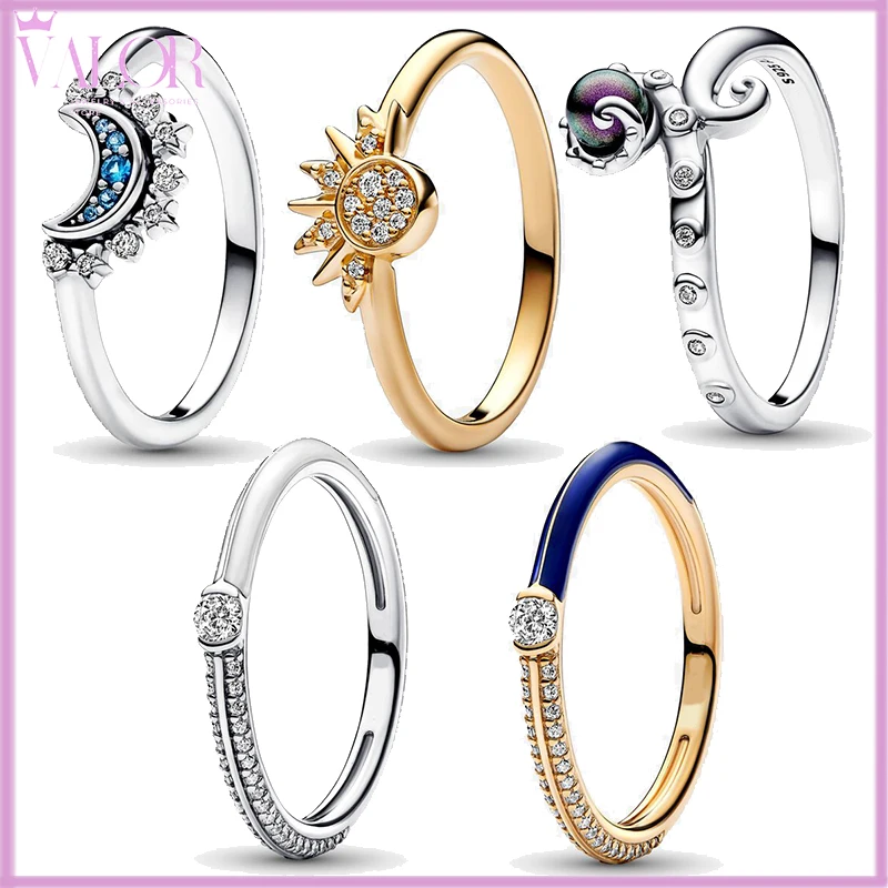 New In European And America 925 Silver Sparkling Sun Blue Moon Silver White Gold Blue Duet Pave Ring For Women
New In European And America 925 Silver Sparkling Sun Blue Moon Silver White Gold Blue Duet Pave Ring For Women